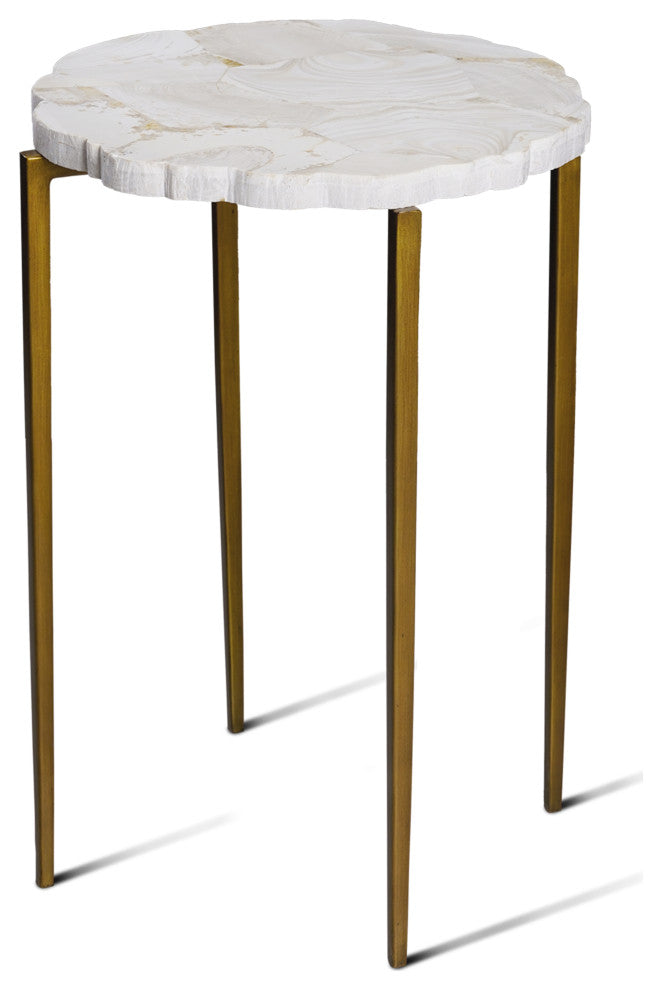 Fossil Top Accent Table