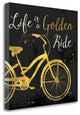 "Golden Ride I" By Pela Studio,Ready to Hang Giclee Print on Gallery Wrap Canvas