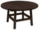 Captiva Casual 32" Round Table Top with 17" Legs, Terra