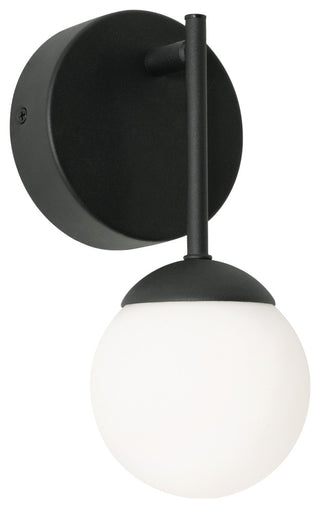 Pearl 9" LED Sconce, Black