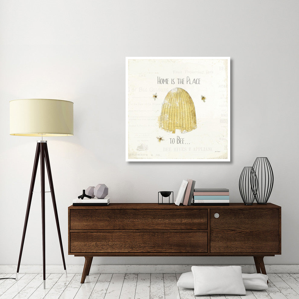"Bee and Bee II" Digital Paper Print by Katie Pertiet, 42"x42"