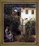 Erasmus Engert Viennese Domestic Garden Framed Premium Canvas Print, 20"x25"