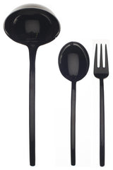 Due Serving Set, Black Gold, 3 Pcs.