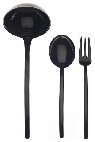 Due Serving Set, Black Gold, 3 Pcs.