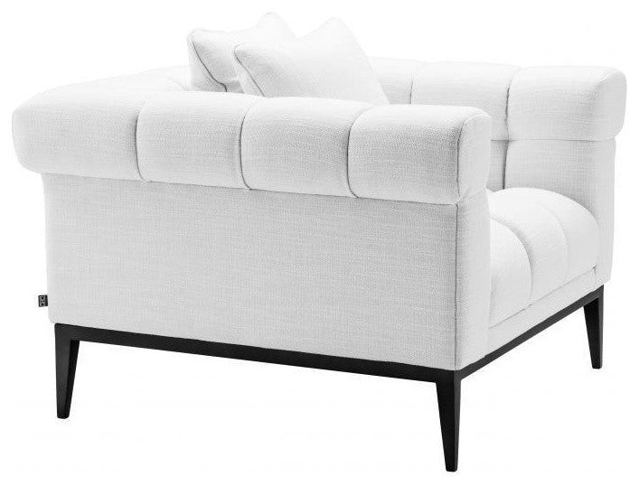 Tufted White Accent Chair | Eichholtz Aurelio