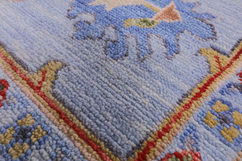 Turkish Oushak Hand-Knotted Wool Rug 9' 0" X 12' 3" - Q15418