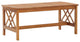 vidaXL Patio Furniture Set 4 Piece Bench Seat with Table Solid Acacia Wood