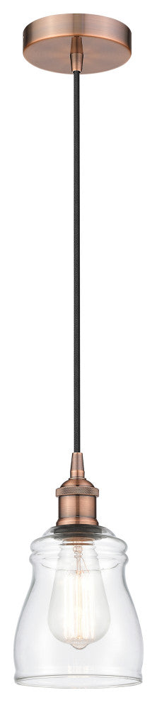 Innovations 616-1P-AC-G392-LED 1-Light Mini Pendant, Antique Copper