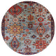 Ahgly Company Indoor Round Mid-Century Modern Area Rugs, 7' Round