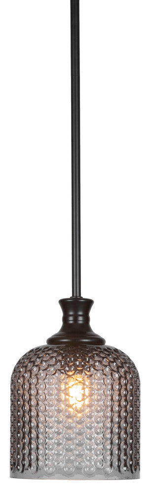 Zola 1-Light Stem Hung Pendant, Matte Black