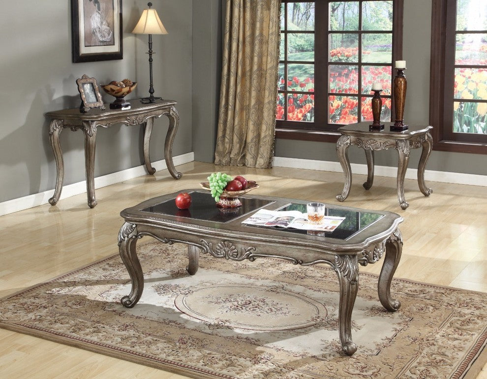 Enchanting Coffee Table With Granite, Black and Brown