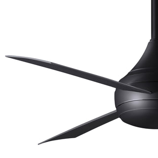 Donaire Paddle Fan Integrated LED, Matte Black, Matte Black Blades