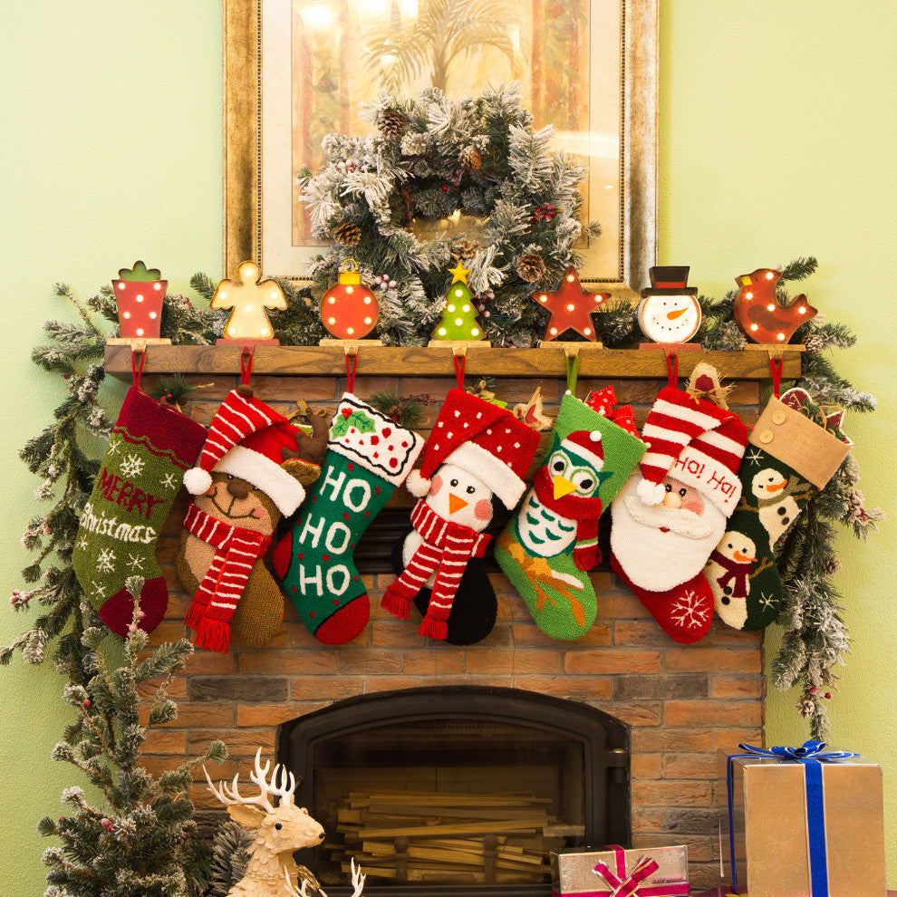 7.48"H Marquee LED Gi' Box Stocking Holder