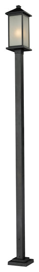 Vienna Collection Outdoor Post Light in Black Finish