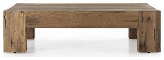 Abaso Coffee Table-Rustic Wormwood Oak