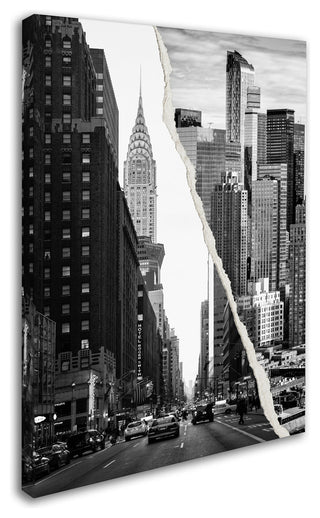 'Downtown City' Canvas Art by Philippe Hugonnard
