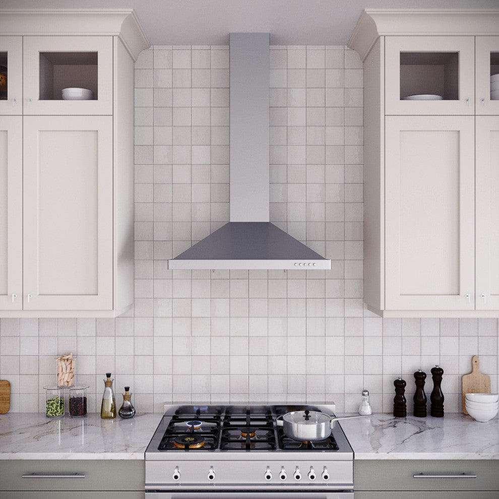 Streamline 30" Giacinto Ductless Wall Mount Range Hood, Stainless Steel
