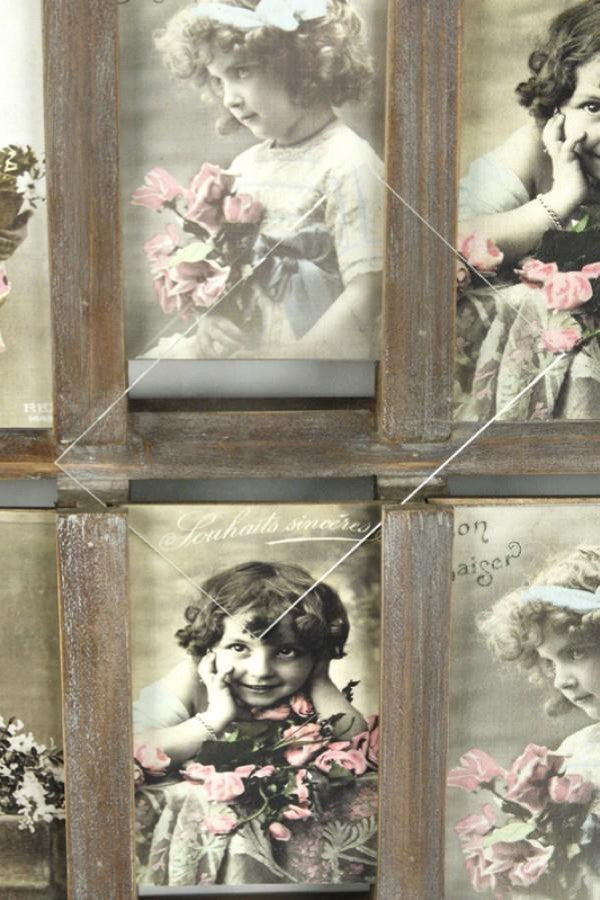 Photo Frame Beige Radial Pine