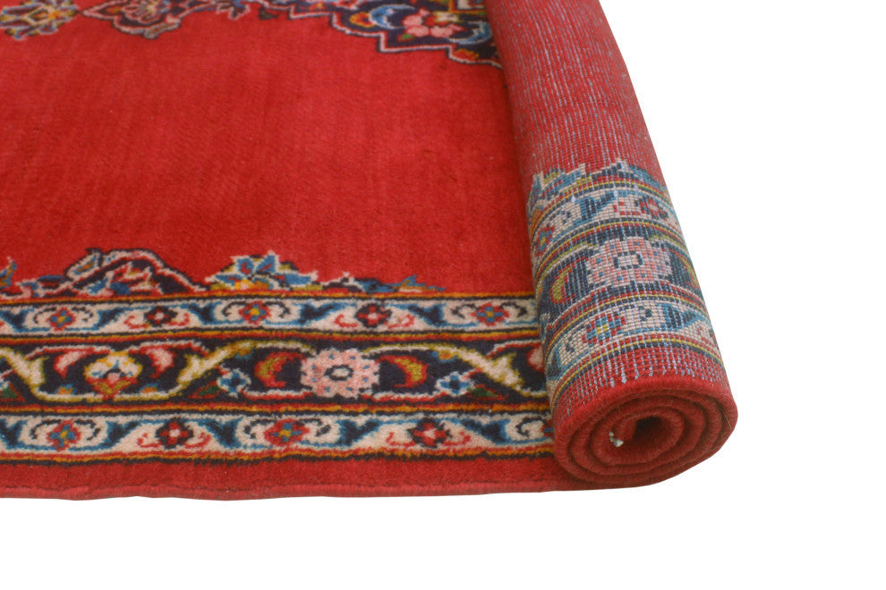 Fine Vintage Distressed Alfonso Rust/Charcoal Rug, 3'5x4'10