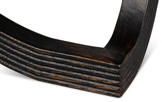 Wavy Coffee Table Antique Black