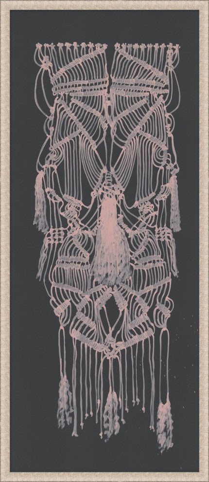 Macrame On Grey 1, Giclee Reproduction Artwork