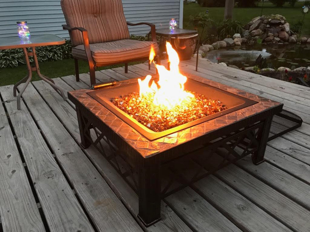 12" Double Ring and Complete Basic Propane Fire Pit Kit