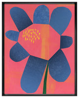 Flower Collage 2 Fine Art Print, Black, 30"x24"