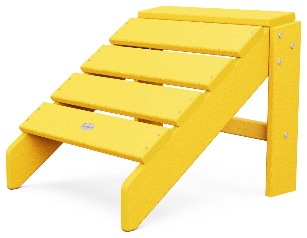 Polywood South Beach Ottoman, Lemon