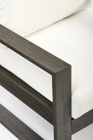 Tanglewood Deep Seating Patio Sofa  with Cushion, Canvas Canvas