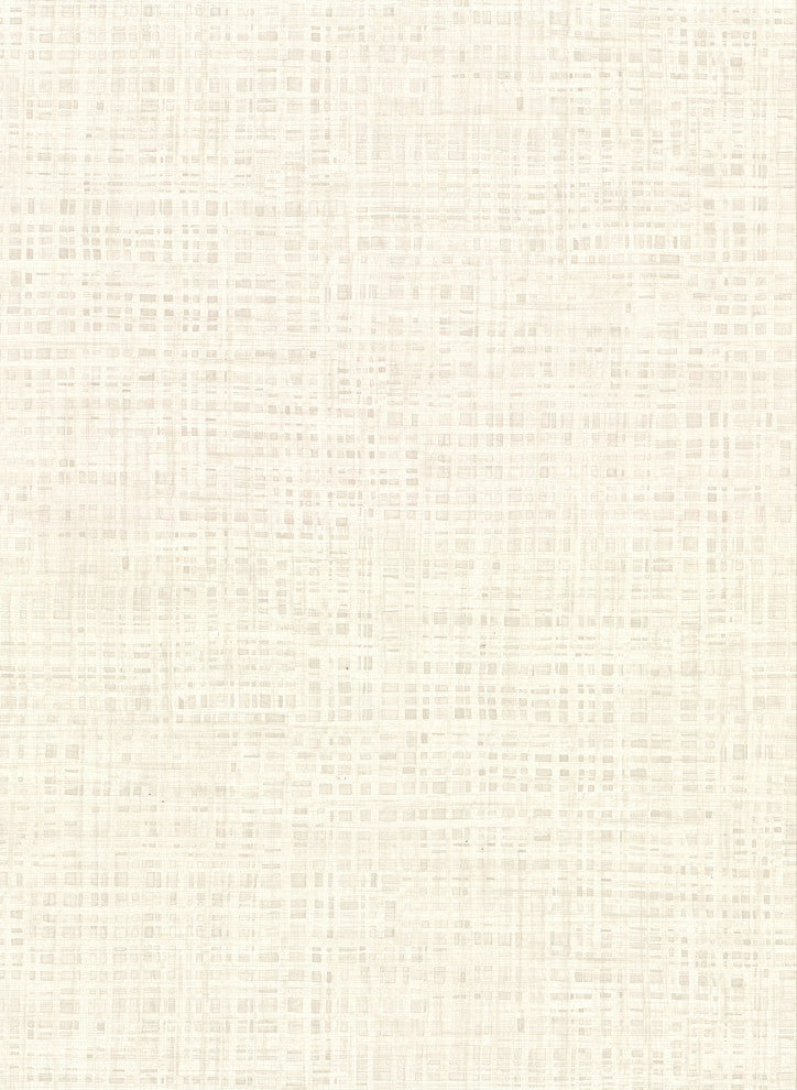 Montgomery Off-White Distressed Faux Linen Wallpaper Bolt