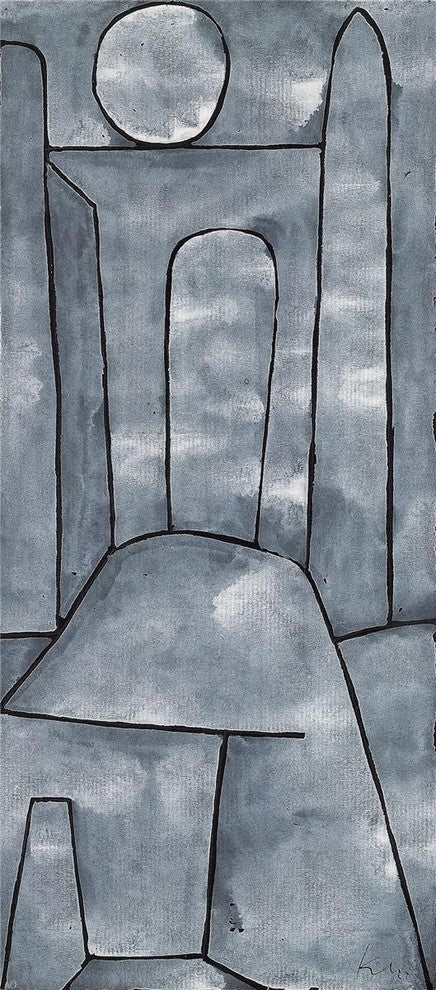 Paul Klee A Gate, 15"x30" Wall Decal