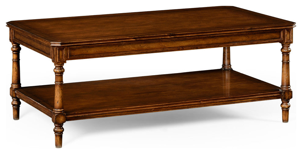 Victorian Style Walnut Coffee Table