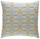 Surya Mercury MER-002 20"x20" Pillow Kit, Khaki/Blue/Olive/Gray