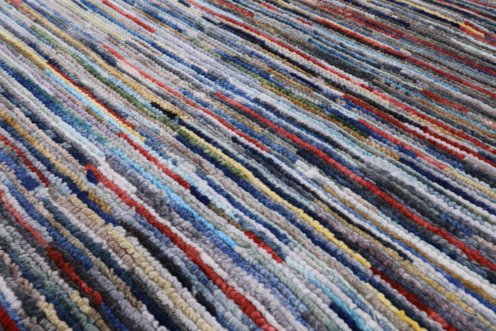 9' 0" X 11' 9" Persian Gabbeh Hand Knotted Rug Q6930