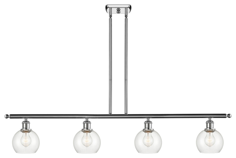 Innovations 516-4I-PC-G122-6 4 Light 48" Island Light, Polished Chrome