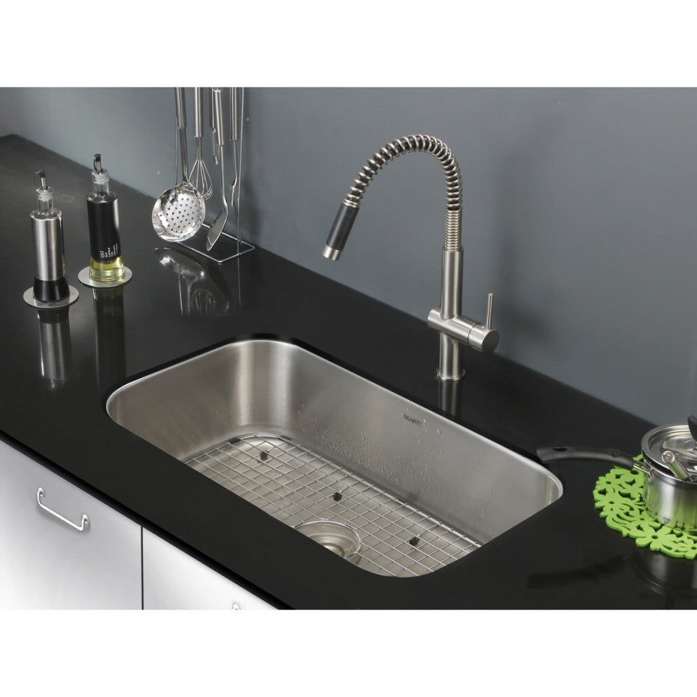 Ruvati RVM4250 Undermount 16 Gauge 30" Kitchen Sink Single Bowl