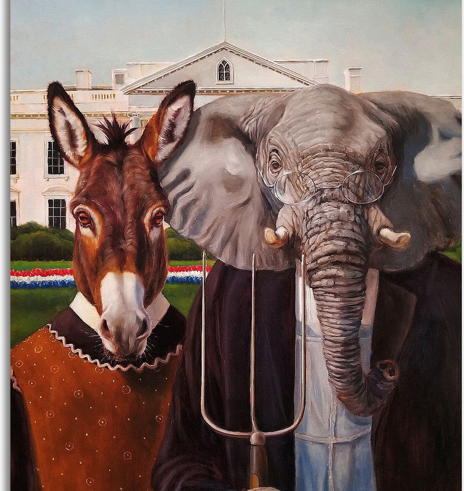 Washington Gothic by Lucia Heffernan, Print on Canvas, Ready to Hang