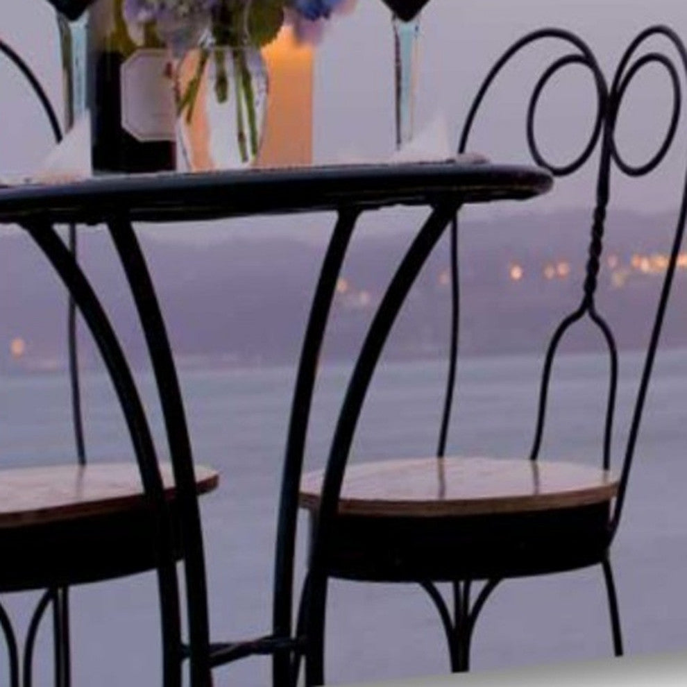 Up Close Bistro Caf" Golden Gate Bridge 3 Giclee Wrap Canvas Wall Art