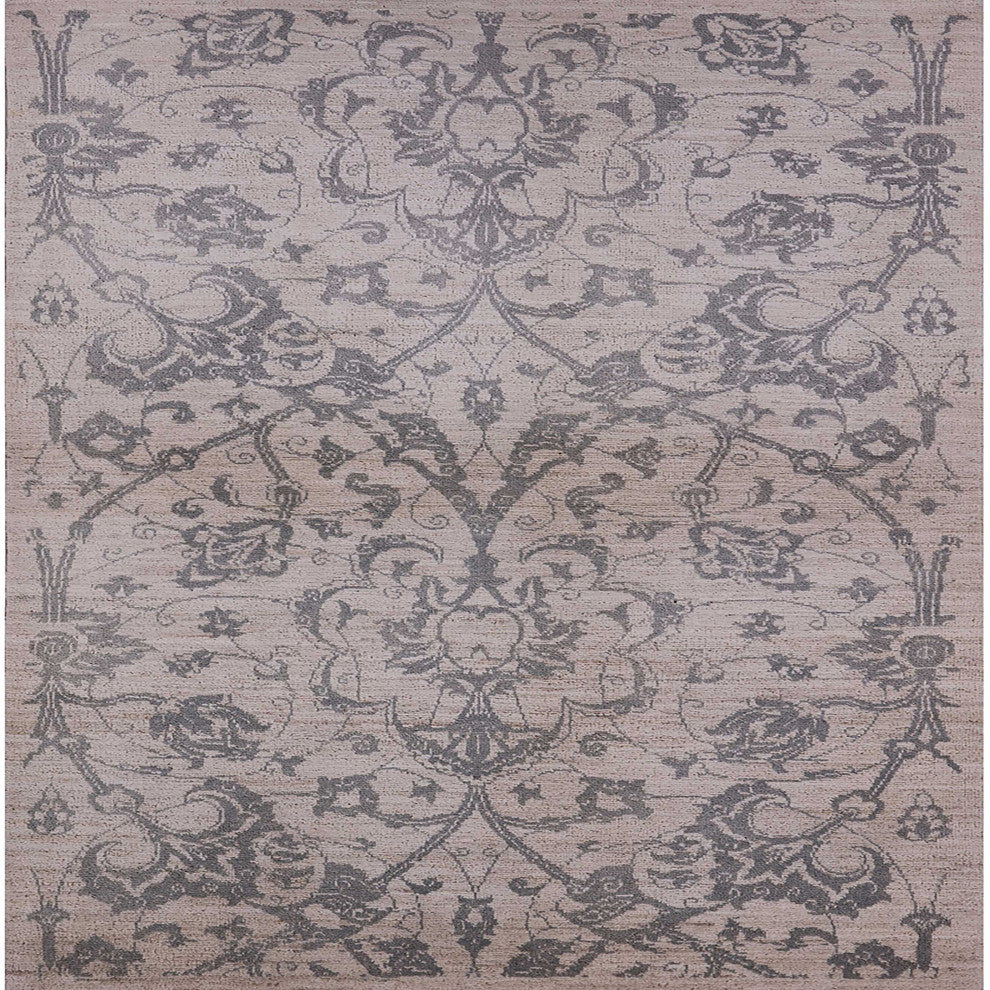 Ahgly Company Indoor Square Mid-Century Modern Area Rugs, 8' Square