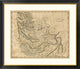 "Persia, 1812" Framed Digital Print by Aaron Arrowsmith, 40x34"