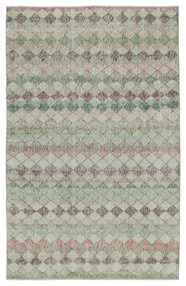 Rug N Carpet - Hand-knotted Oriental 4' 7'' x 7' 2'' Antique Vintage Rug