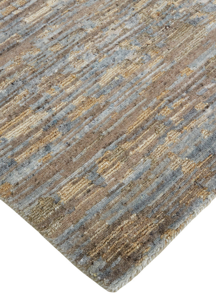 Weave & Wander Clarkson Rug, Bronze Brown, 2ft x 3ft Rug