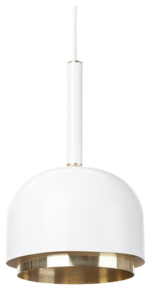 Dani Pendant Lamp in White by Nuevo