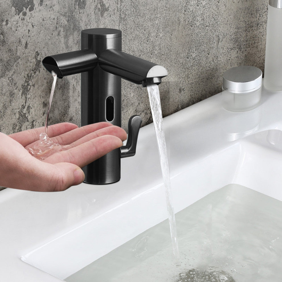 Lenox Commercial Dark Oil Rubbed Bronze Finish Dual Automatic Sensor Faucet