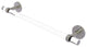 Clearview 18" Towel Bar with Twisted Accents, Satin Nickel