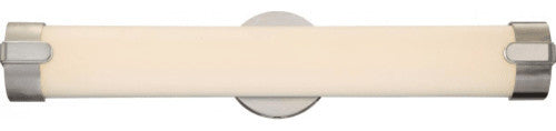 Nuvo 2-Light Double LED Loop Wall Sconce Light Fixture, Brushed Nickel