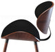 Marana Dining Chair in Black Vegan Faux Leather