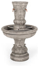 Hyland Outdoor 4 Spout Fountain, Light Brown