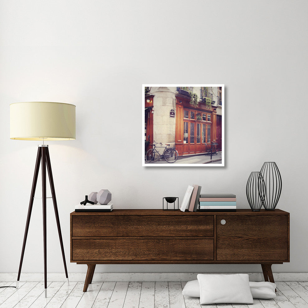 "Rue Chanoinesse" Digital Paper Print by Laura Marshall, 32"x32"