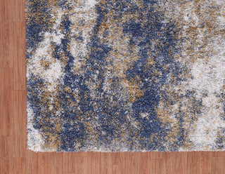 Noori Rug Shag Ridley Blue/Gold Runner